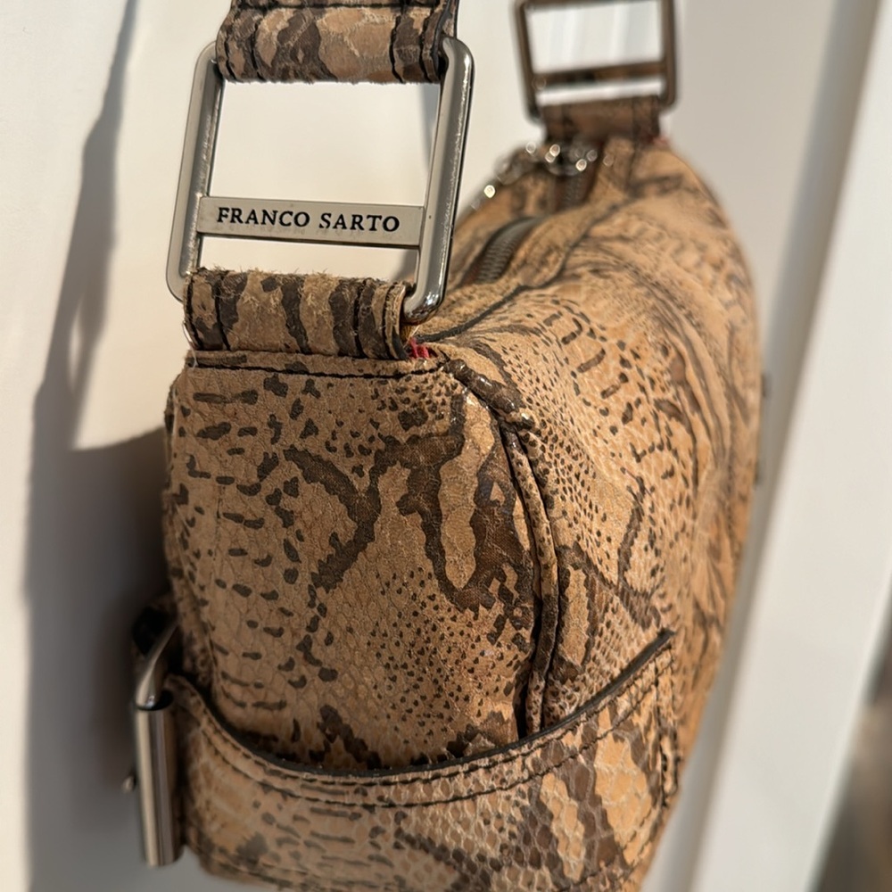 Franco Sarto Python Shoulder Bag - image 5